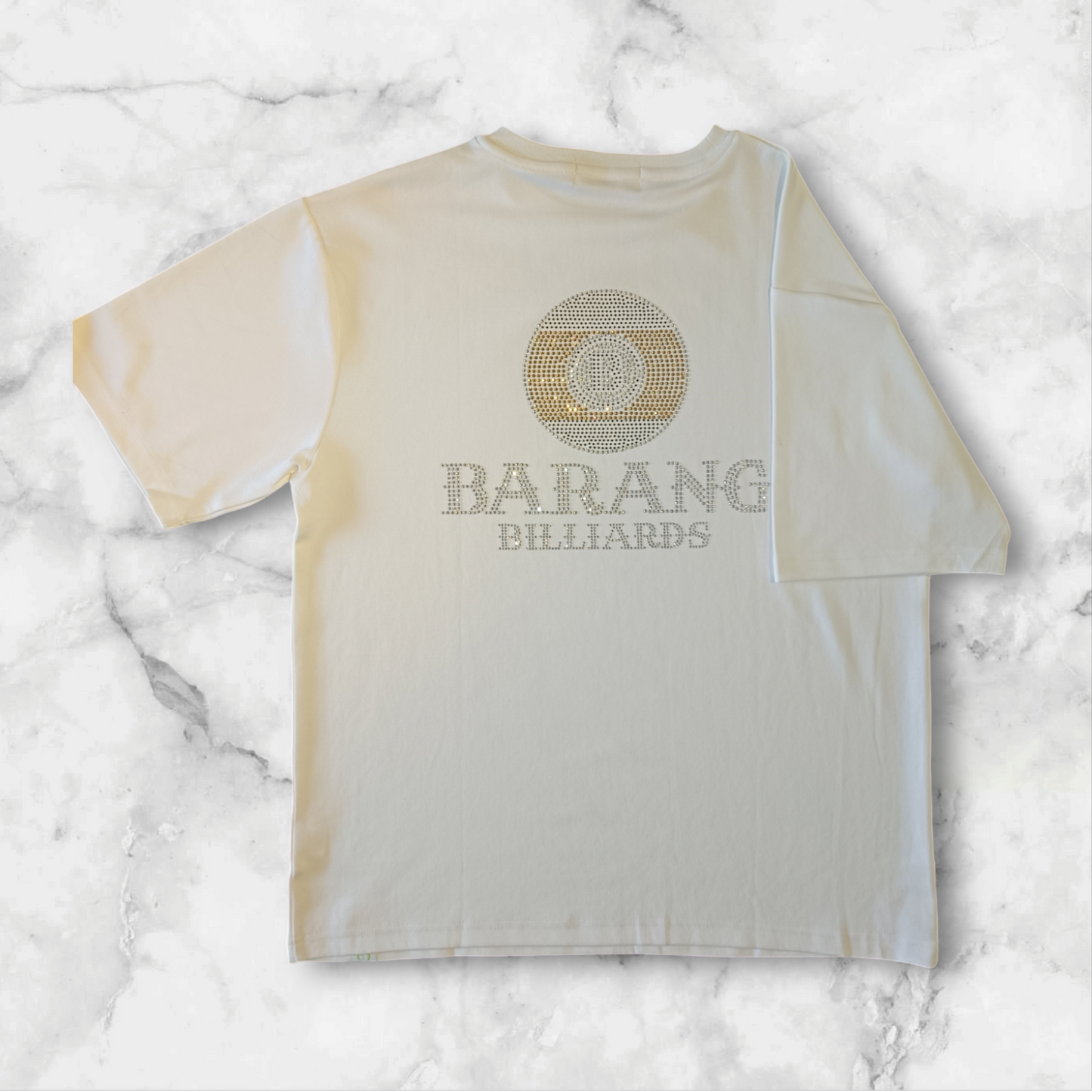 White Rhinestone Tshirt (Premium Quality)