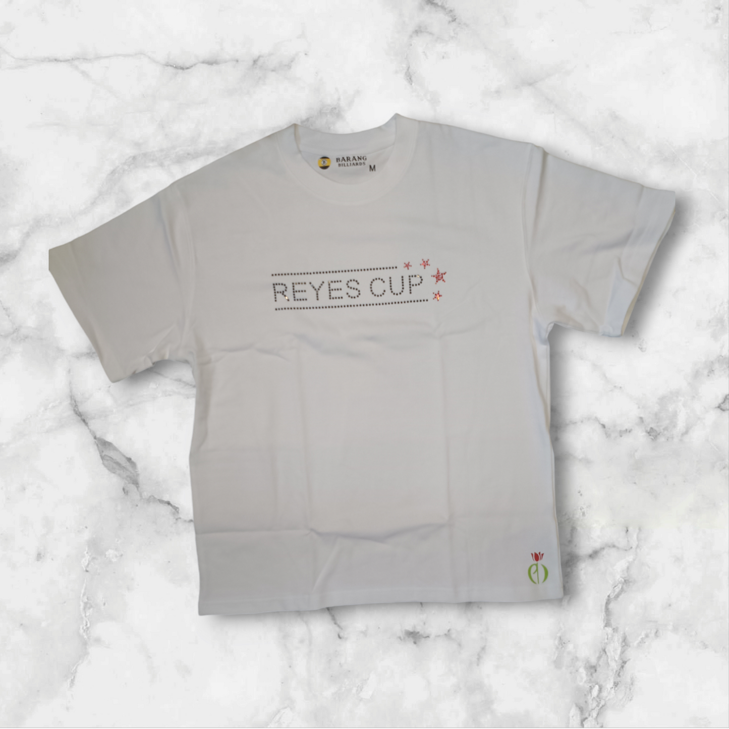 2024 Limited Reyes Cup White Rhinestone Tshirt