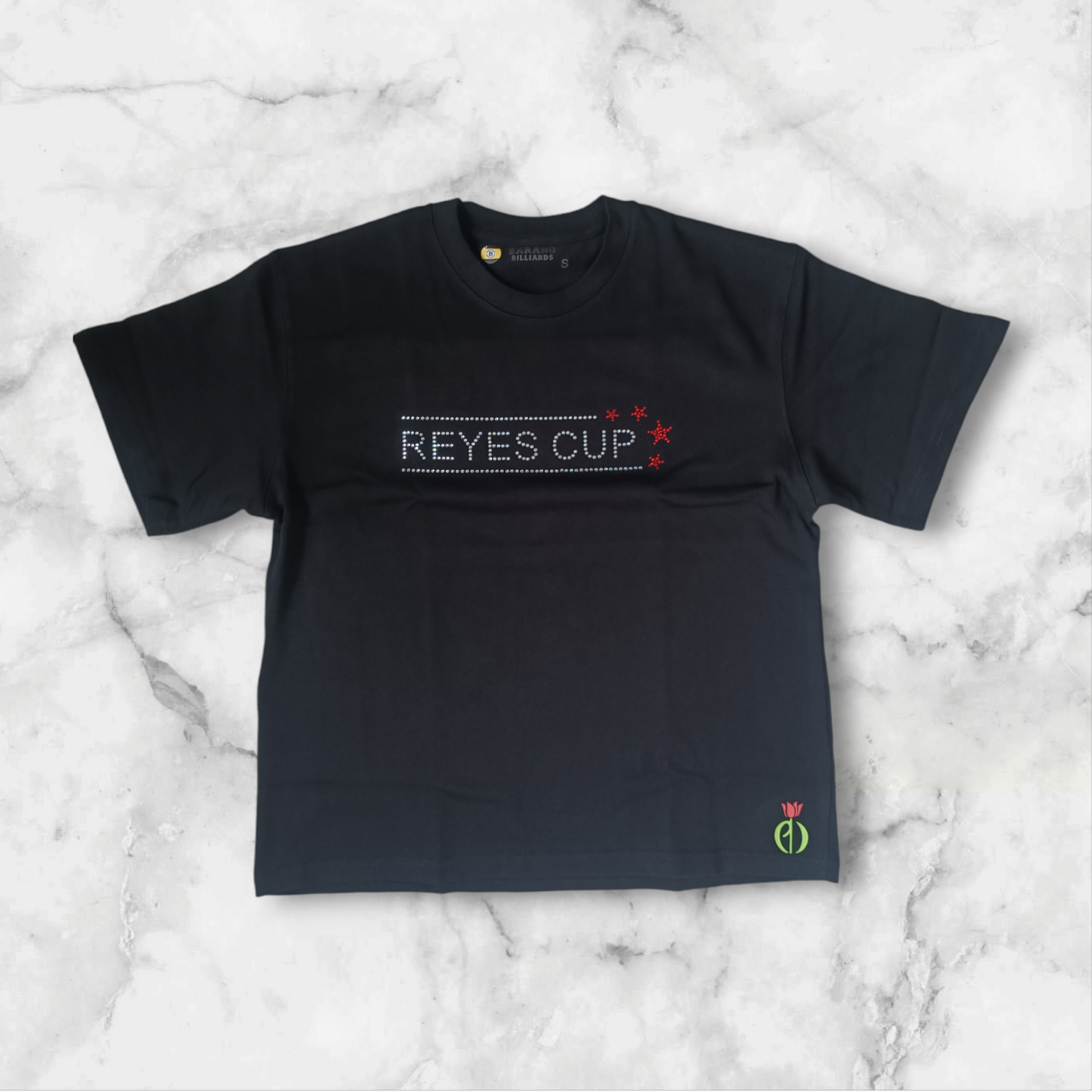 2024 Limited Reyes Cup Black Rhinestone Tshirt