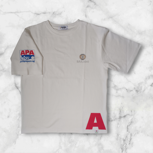 Customized White APA Singapore Tshirt