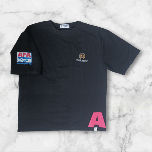 Customized Black APA Singapore Tshirt